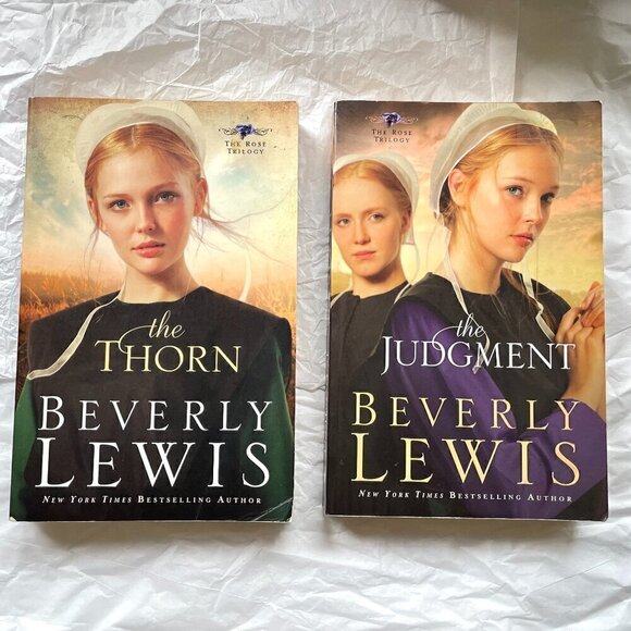 Beverly Lewis The Rose Trilogy Books 1&2 The Thorn & The Judgement - Picture 1 of 11